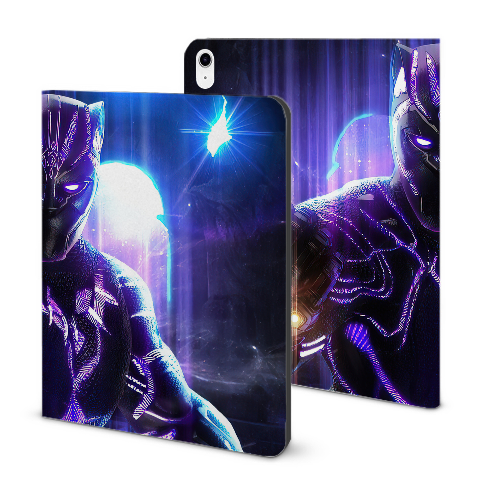 （画像用） アベンジャーズ The Avengers IPad ケース ブック型 PUレザー TPU 耐衝撃 軽量 薄型 ペン収納なし 全面保護 IPad 各モデル対応